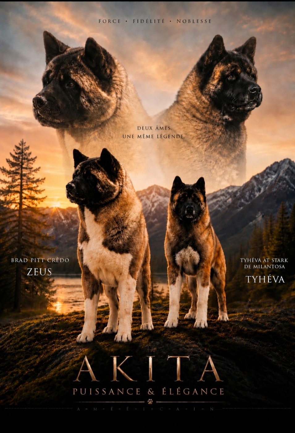 Chiot Akita americain de Milantosa